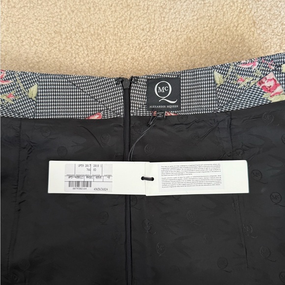 Alexander McQueen Floral Jacquard Skirt - Picture 6 of 10